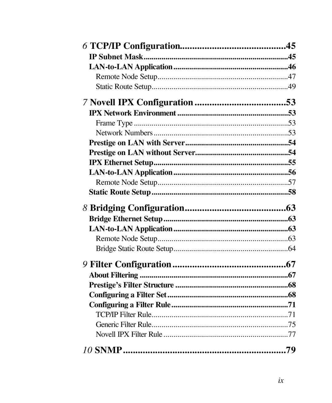 ZyXEL Communications 128L user manual TCP/IP Configuration 