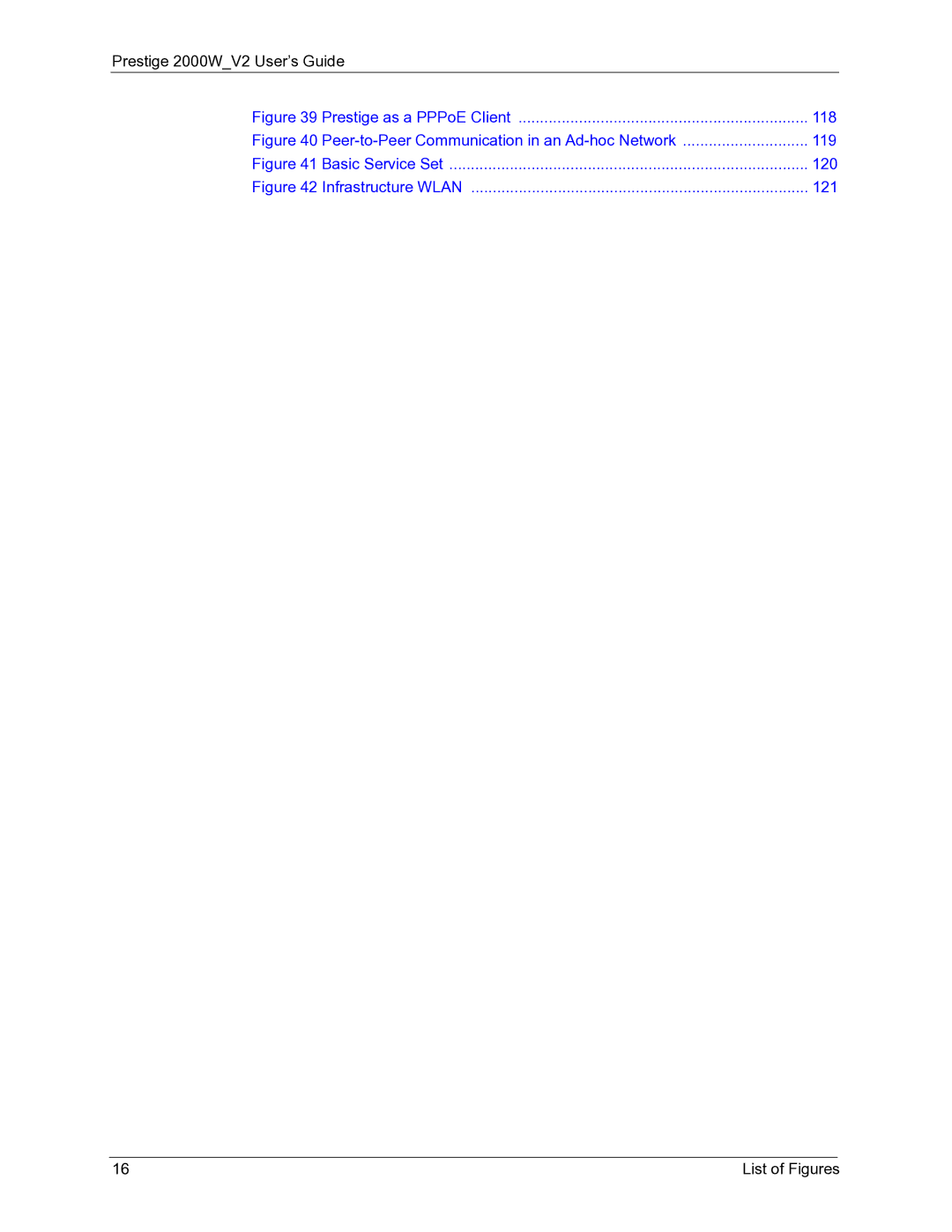 ZyXEL Communications 2000W manual Peer-to-Peer Communication in an Ad-hoc Network 119 