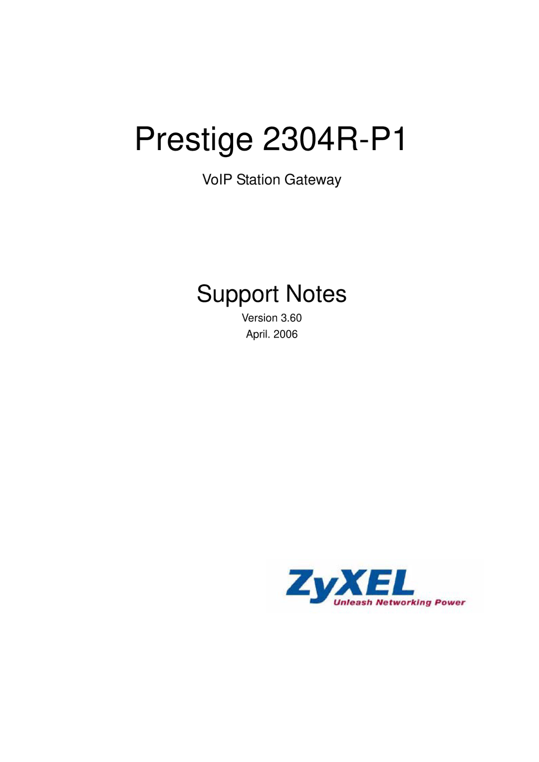 ZyXEL Communications manual Prestige 2304R-P1 