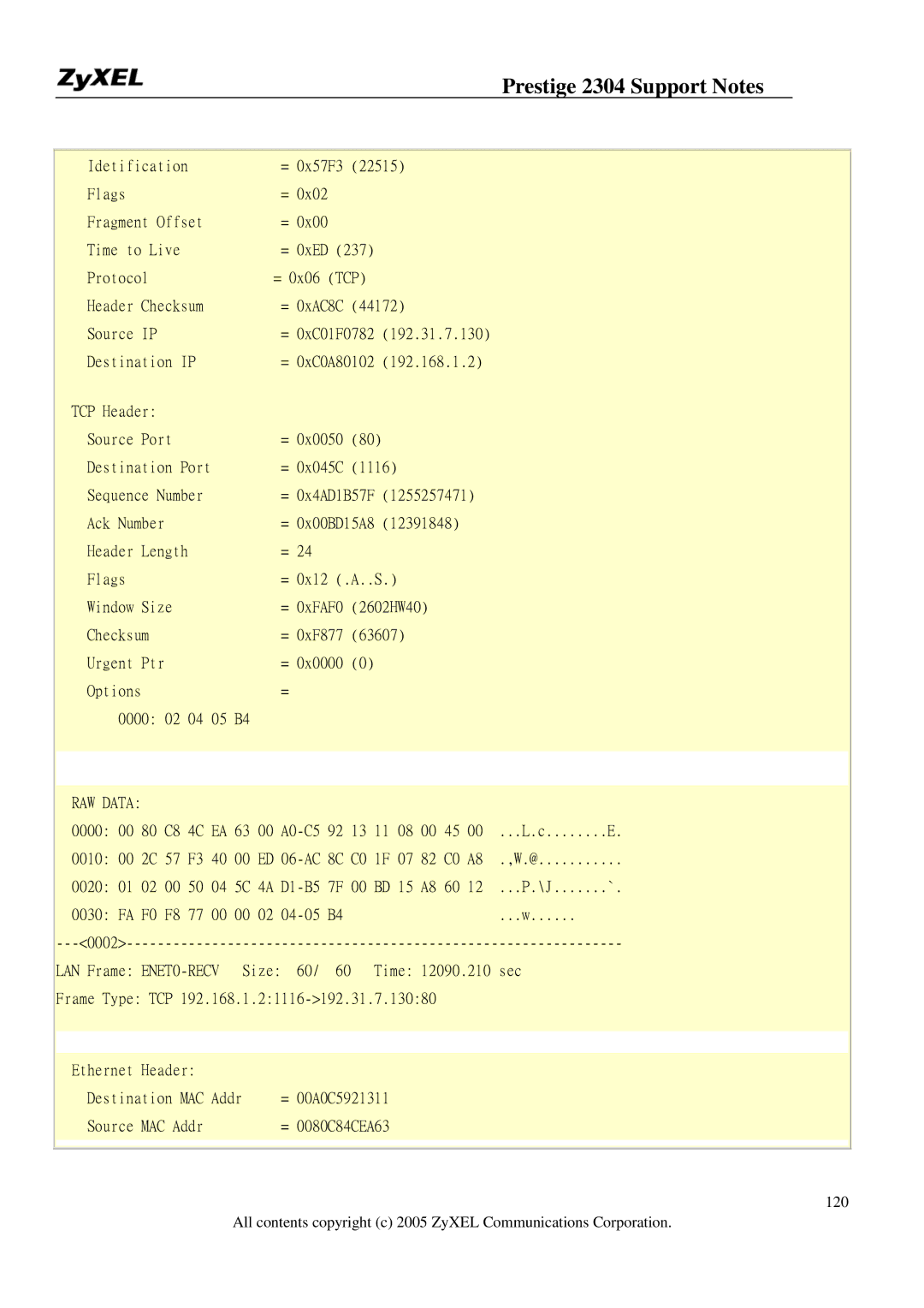 ZyXEL Communications 2304R-P1 manual 44172 