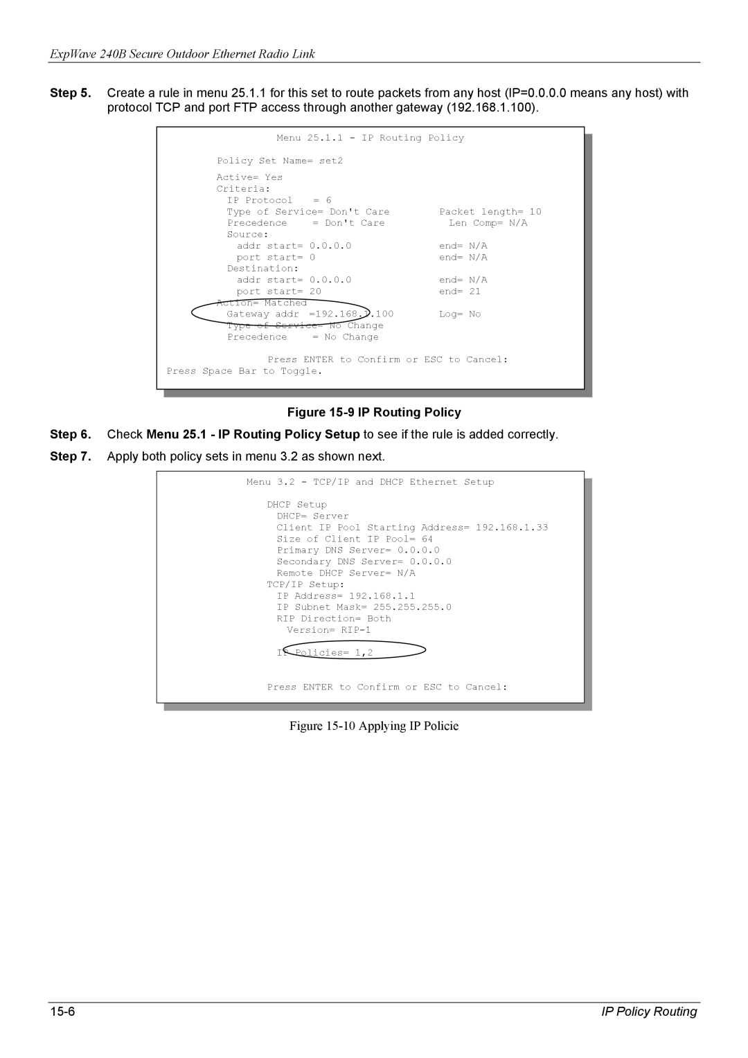 ZyXEL Communications 240B manual 15-6 