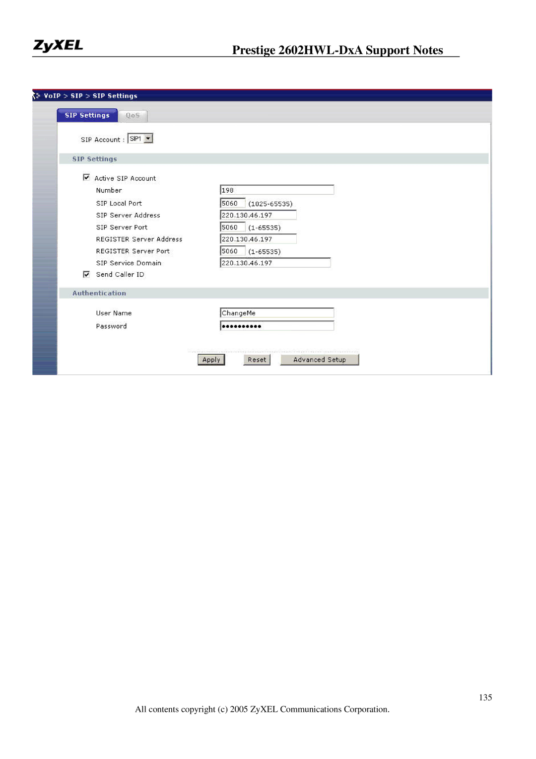 ZyXEL Communications 2602HWL-DXA manual Prestige 2602HWL-DxA Support Notes 