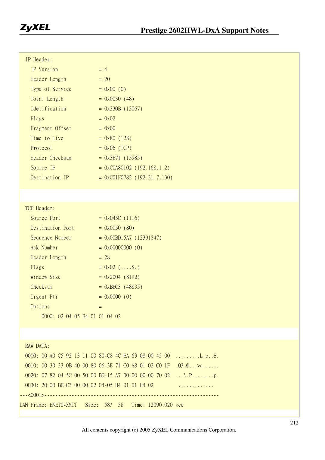 ZyXEL Communications 2602HWL-DXA manual 13067 