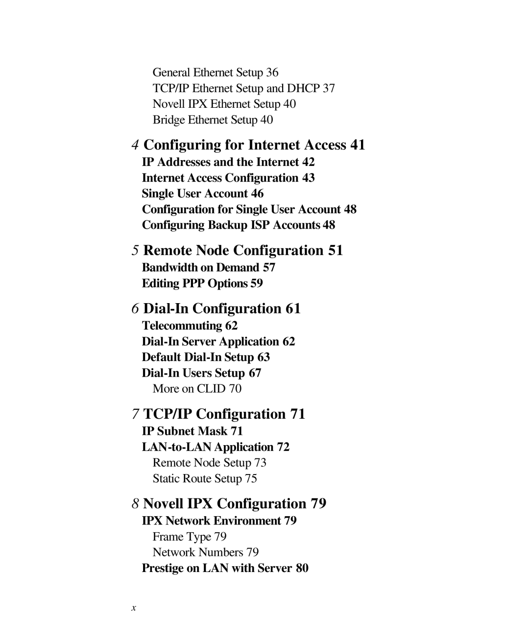 ZyXEL Communications 28641 user manual Remote Node Configuration 