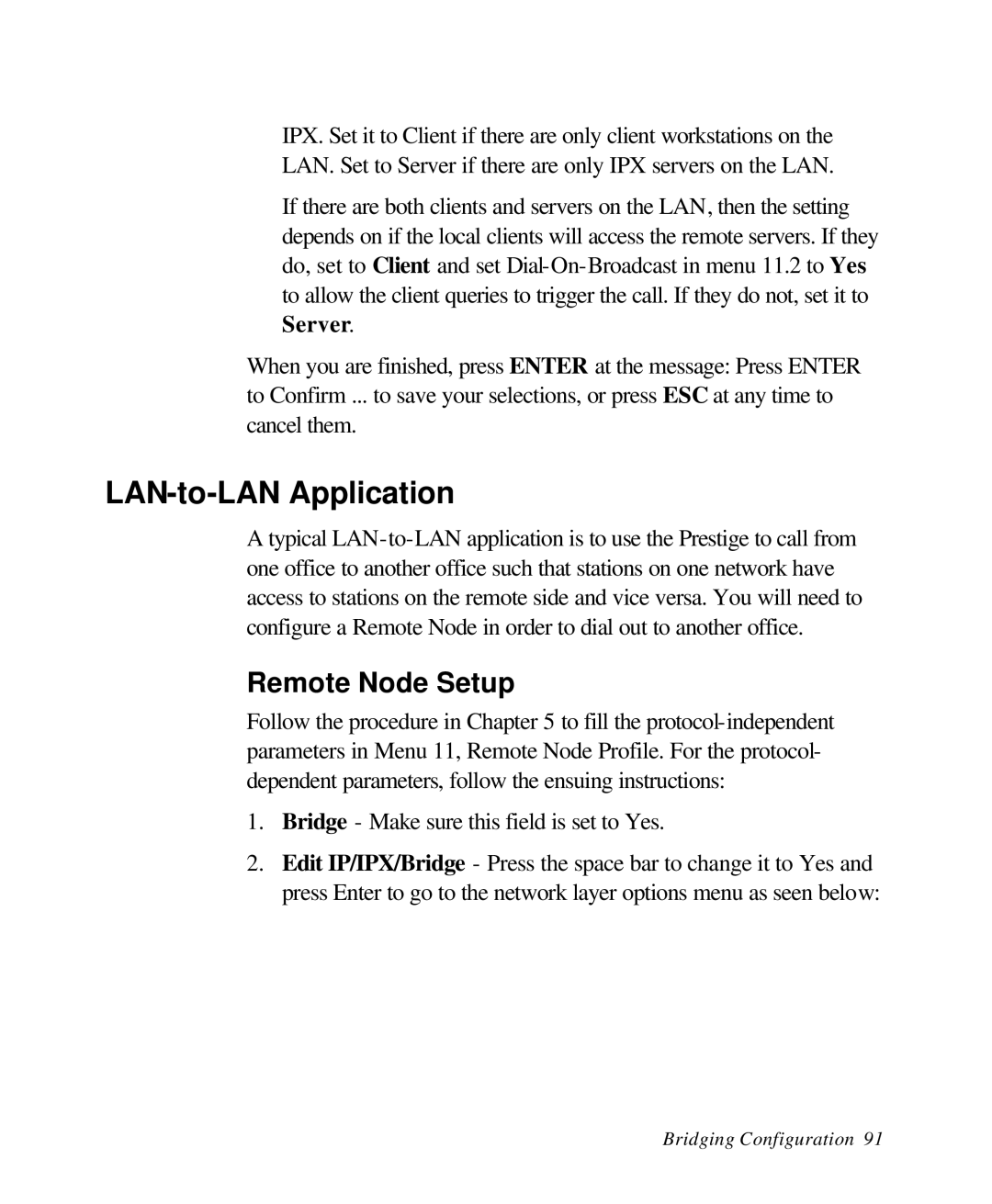 ZyXEL Communications 28641 user manual LAN-to-LAN Application 