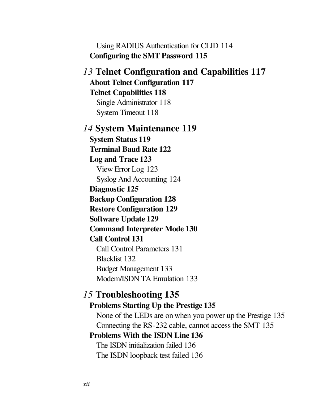 ZyXEL Communications 28641 user manual Telnet Configuration and Capabilities 