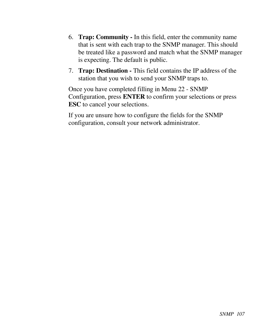 ZyXEL Communications 2864I user manual Snmp 