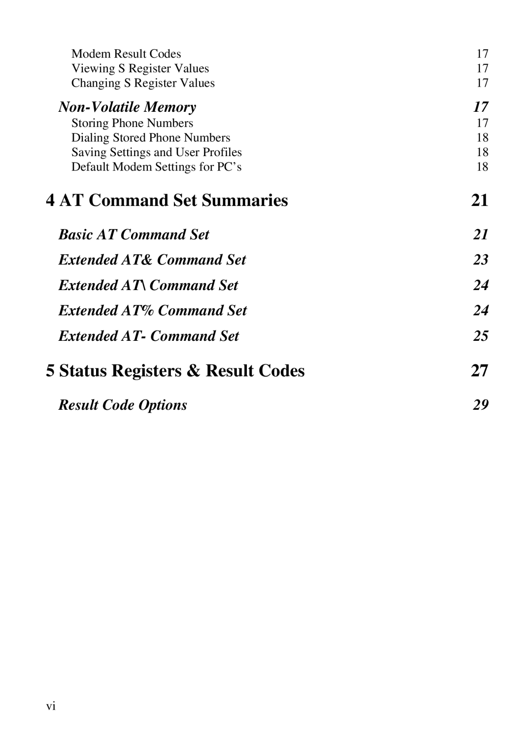 ZyXEL Communications 3356P-LAN user manual Status Registers & Result Codes 