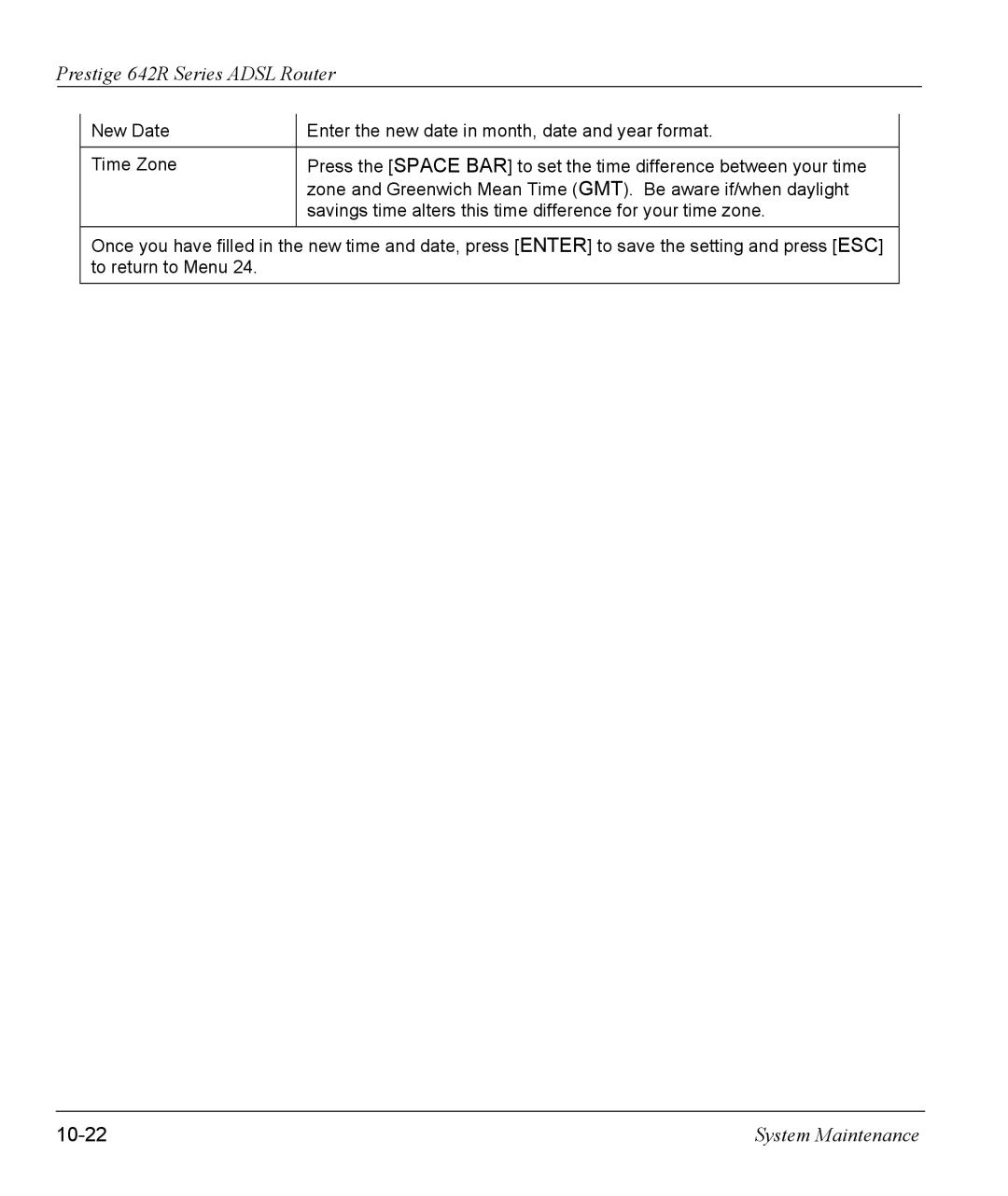 ZyXEL Communications 642R Series manual 10-22 