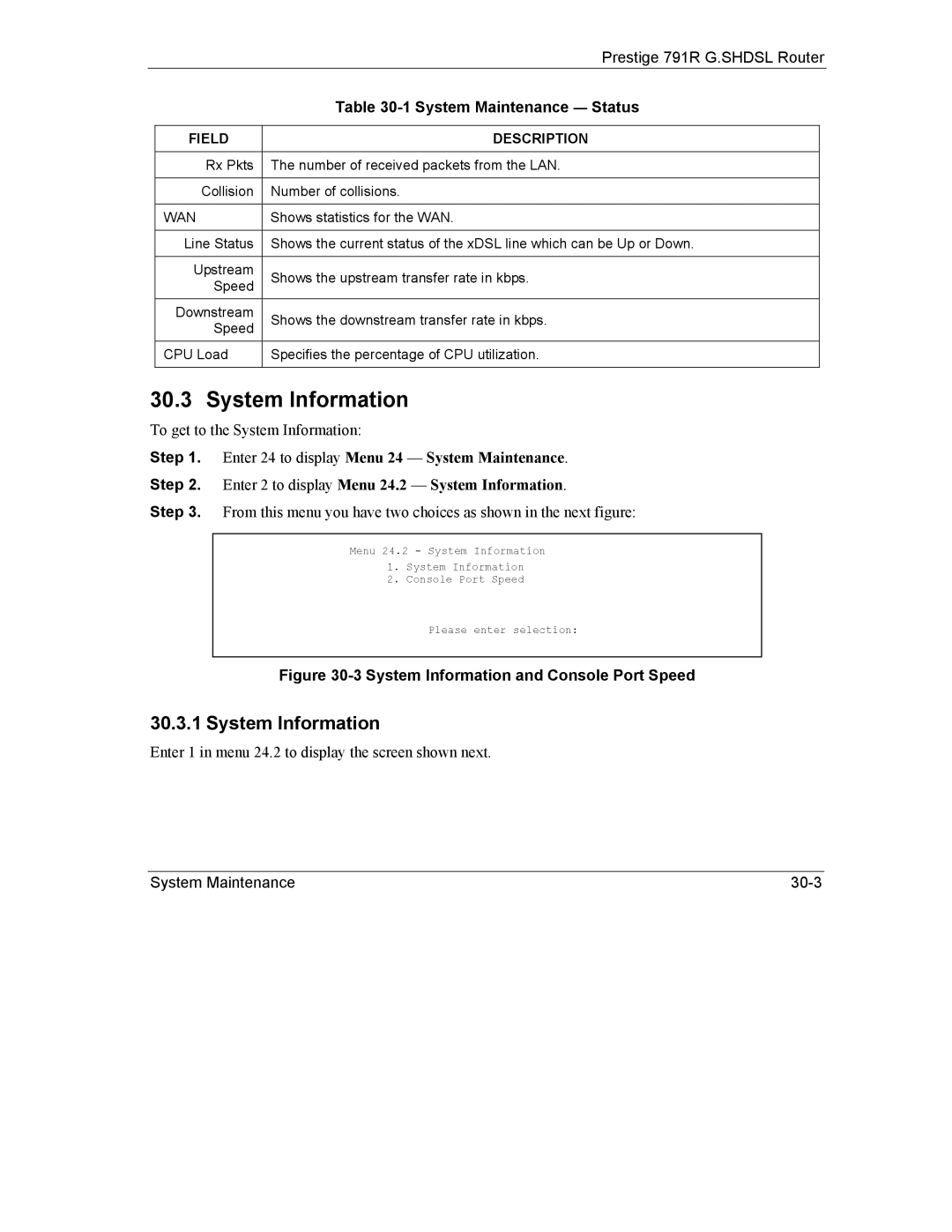 ZyXEL Communications 792H manual System Information, Wan 