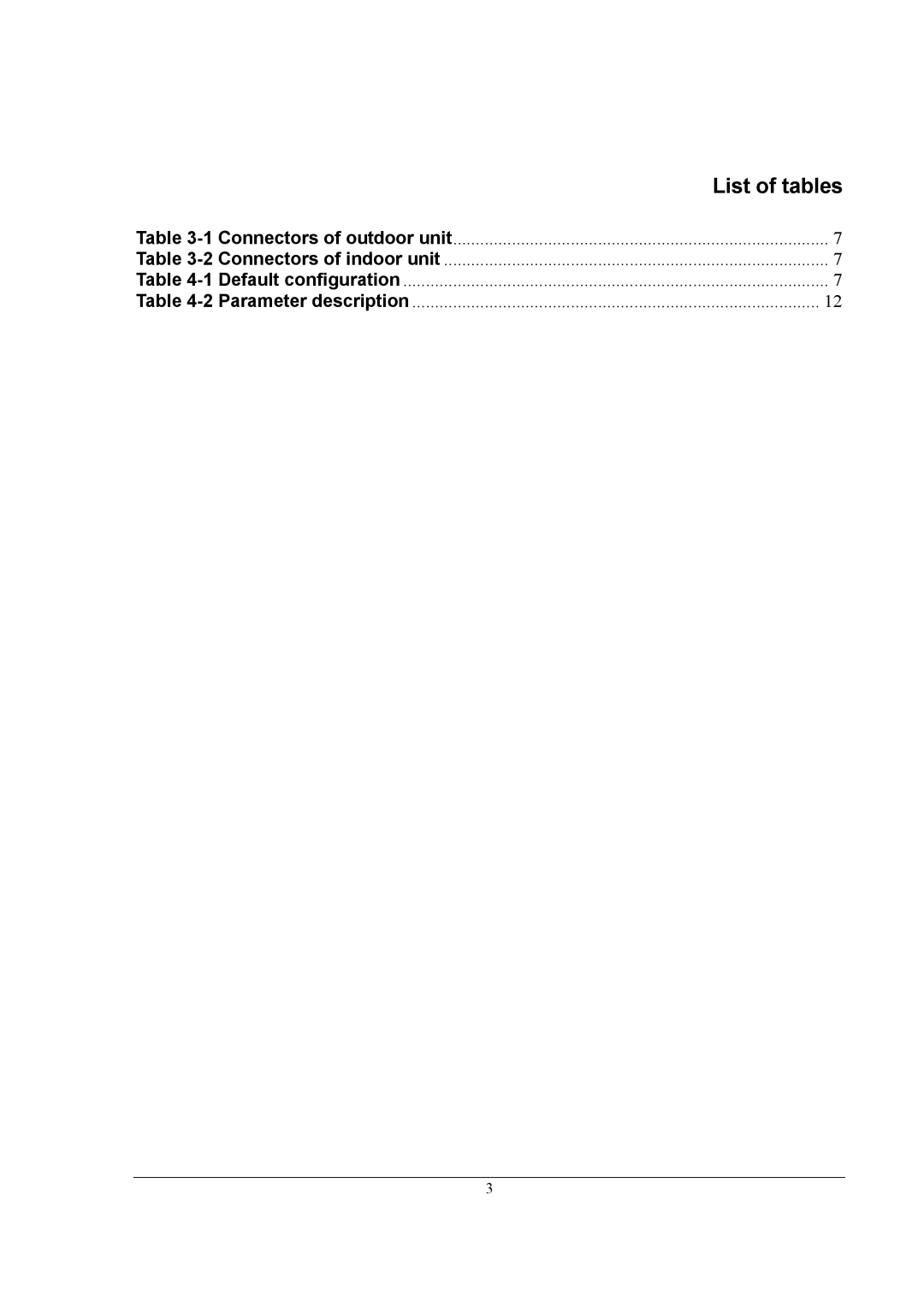 ZyXEL Communications A-6000 quick start List of tables 