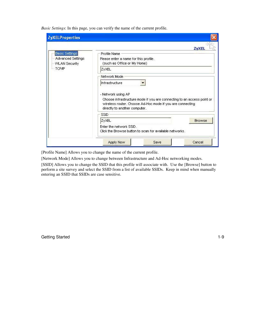 ZyXEL Communications AG-225H manual Getting Started 