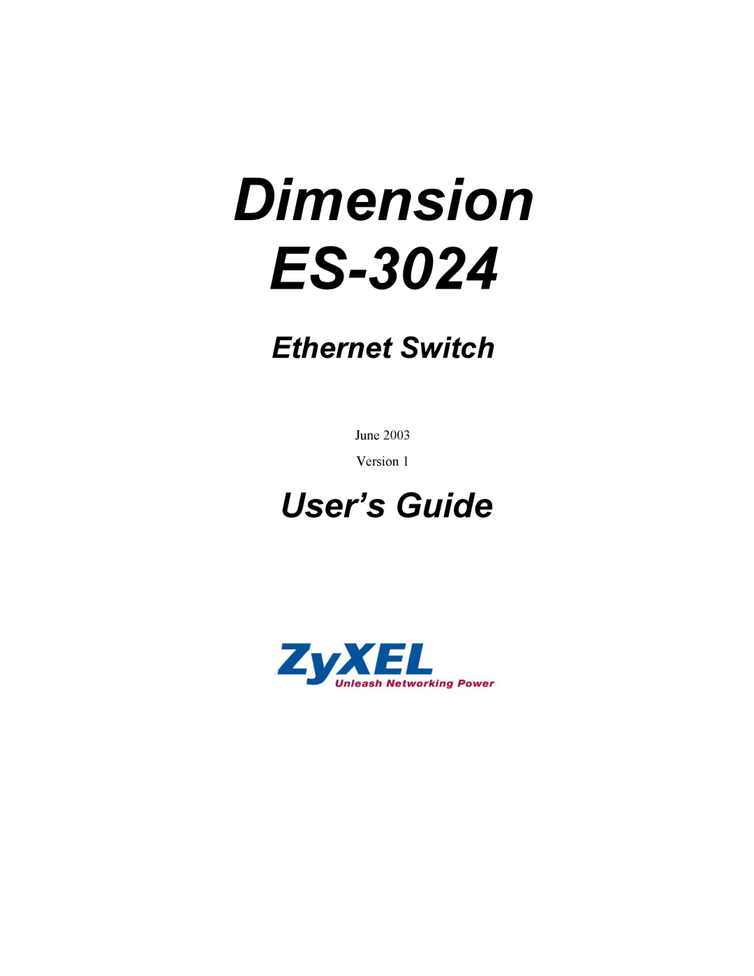 ZyXEL Communications manual Dimension ES-3024 