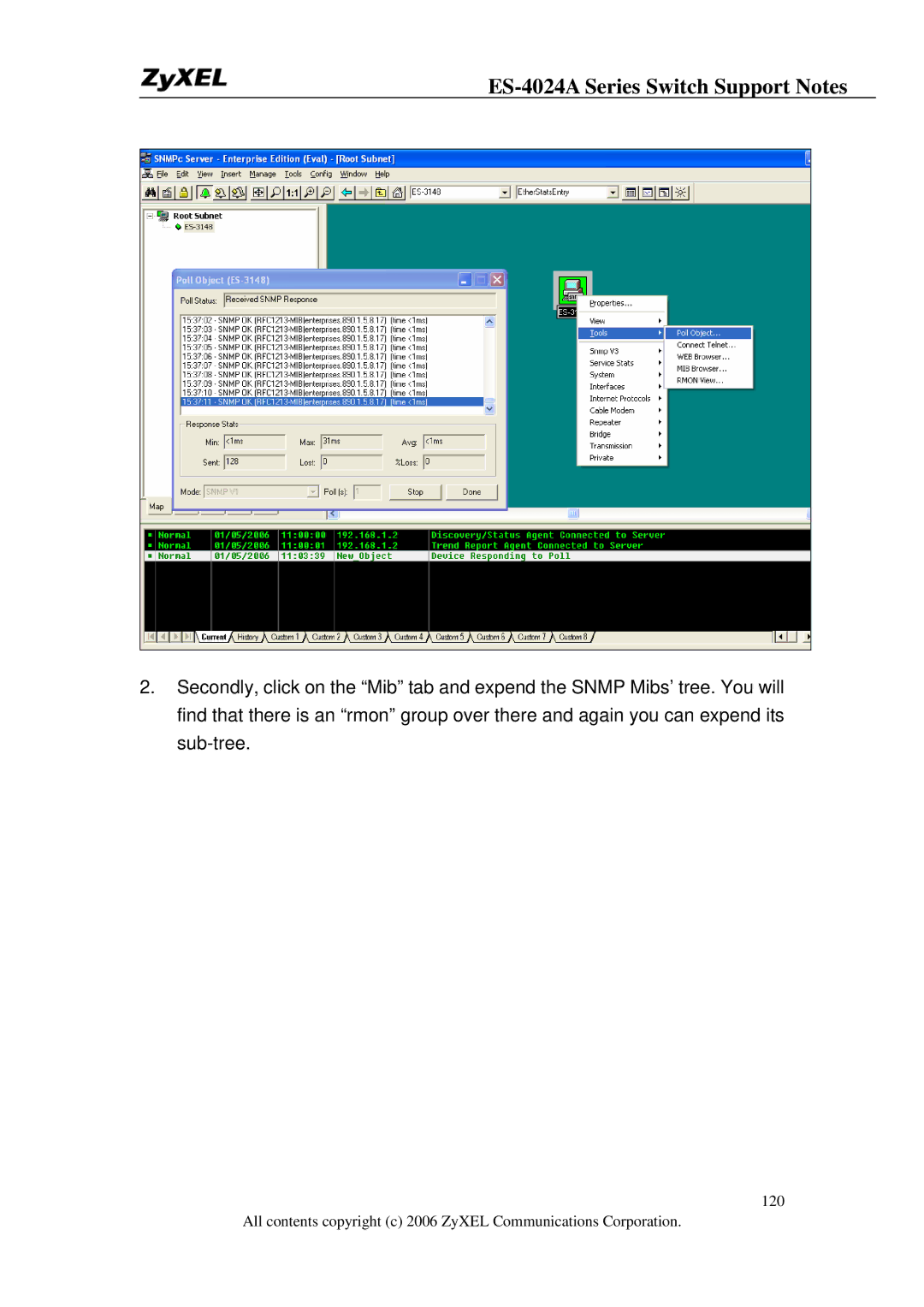 ZyXEL Communications manual ES-4024A Series Switch Support Notes 