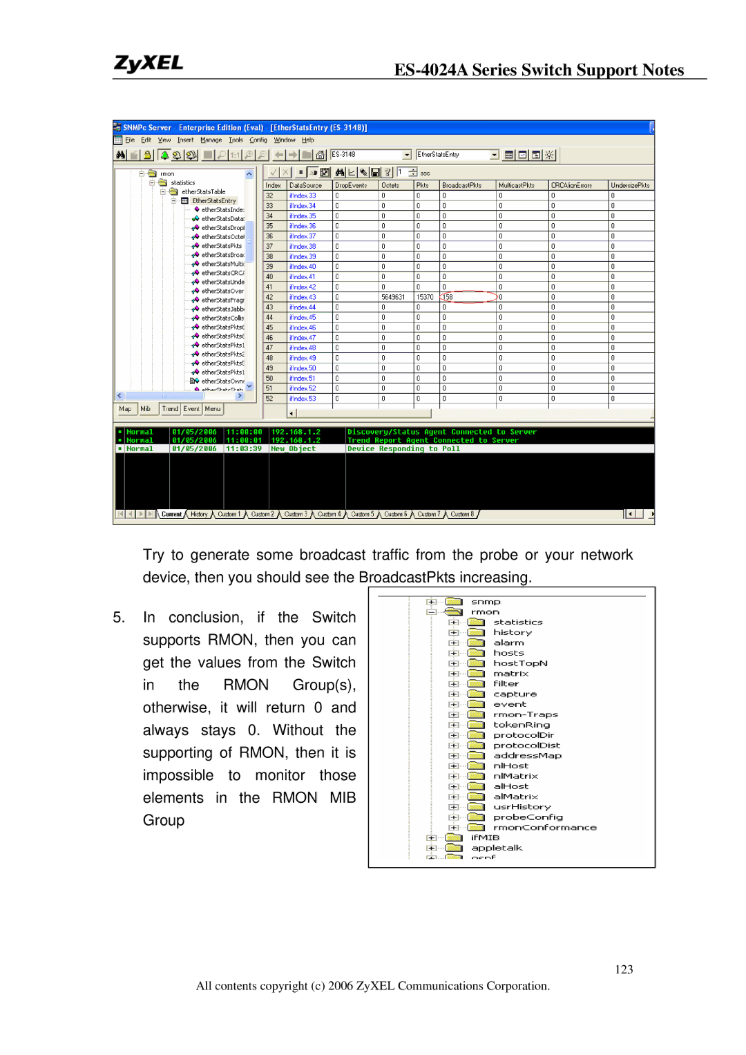 ZyXEL Communications manual ES-4024A Series Switch Support Notes 