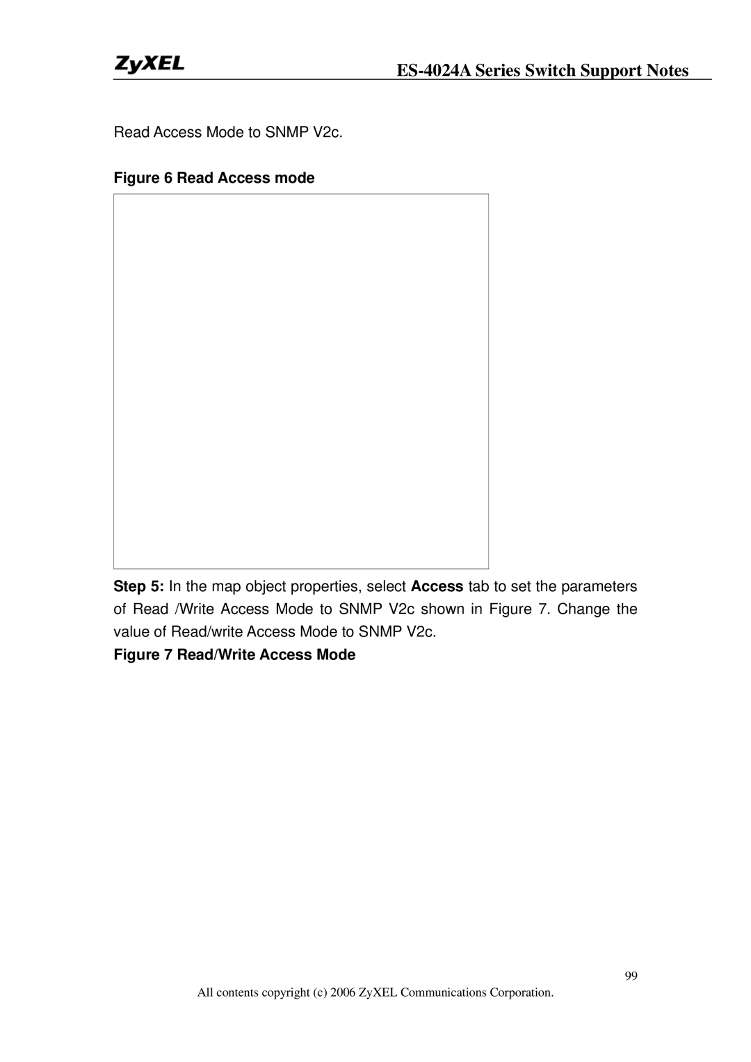 ZyXEL Communications ES-4024A manual Read Access mode 