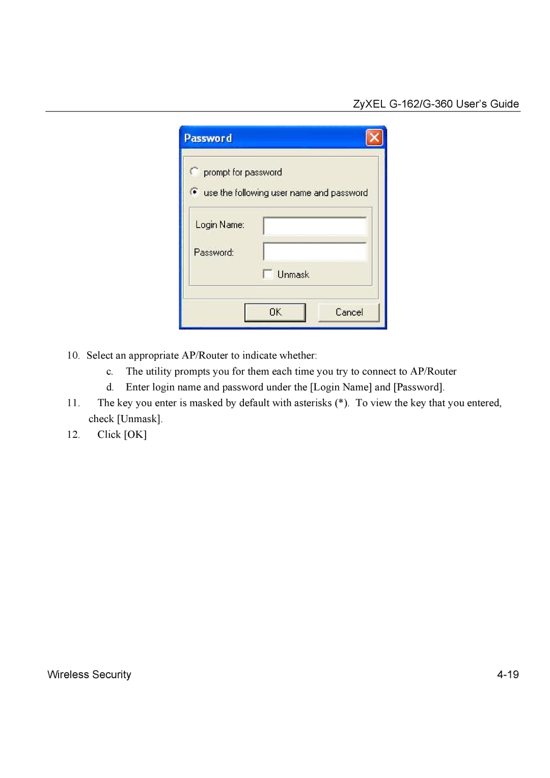 ZyXEL Communications manual ZyXEL G-162/G-360 User’s Guide 