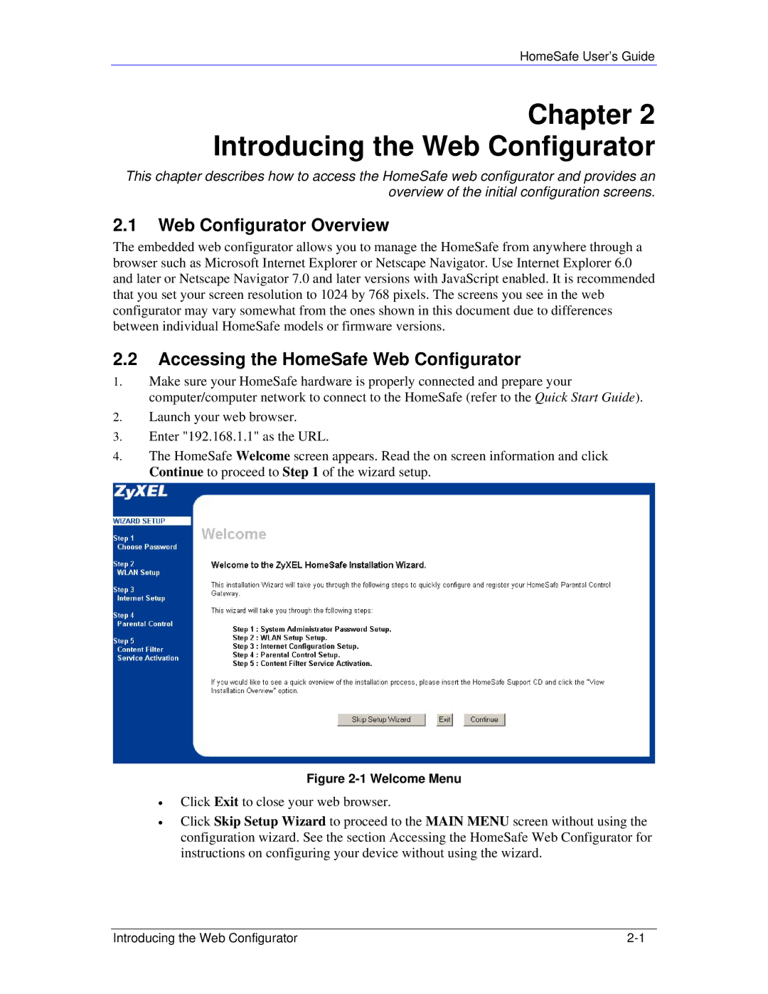 ZyXEL Communications HS100/HS100W manual Introducing the Web Configurator, Web Configurator Overview 