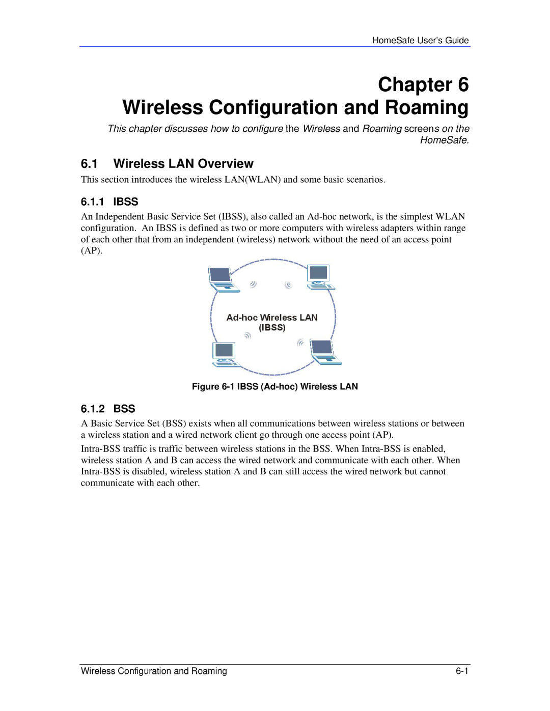 ZyXEL Communications HS100/HS100W manual Wireless Configuration and Roaming, Wireless LAN Overview, Ibss, 2 BSS 