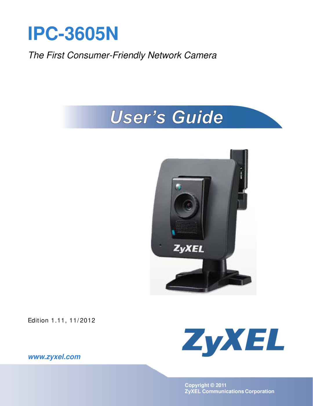 ZyXEL Communications IPC-3605N manual 