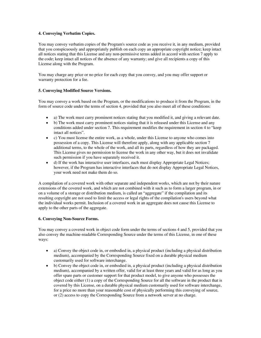 ZyXEL Communications IPC-3605N manual Conveying Verbatim Copies 