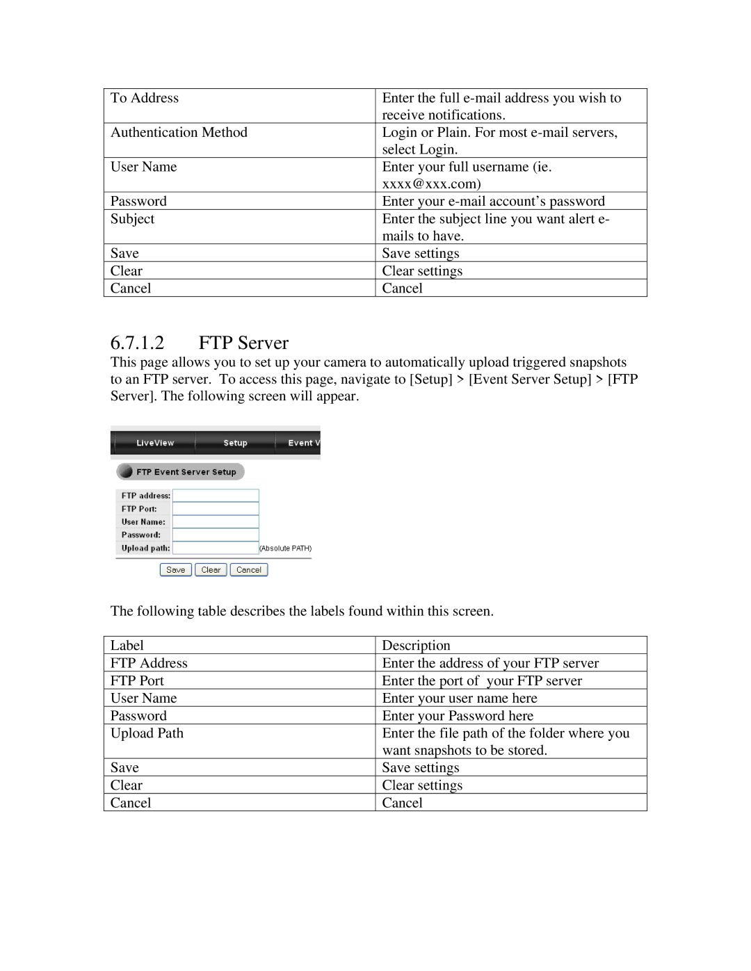 ZyXEL Communications IPC-4605N manual FTP Server 