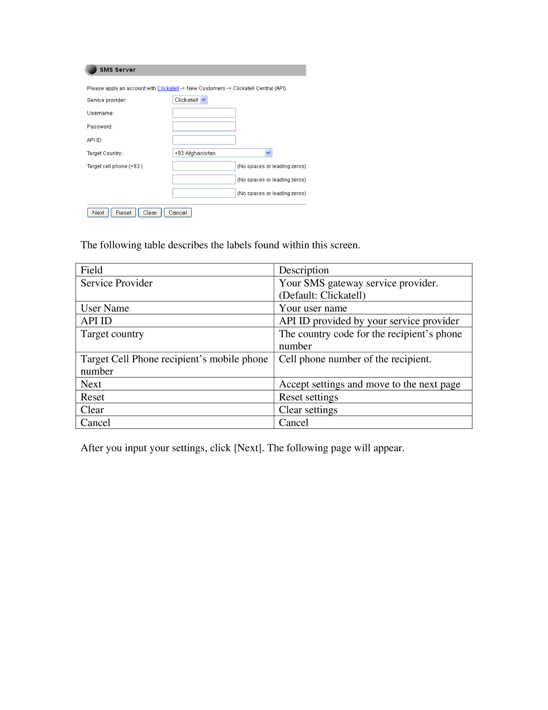 ZyXEL Communications IPC-4605N manual Api Id 