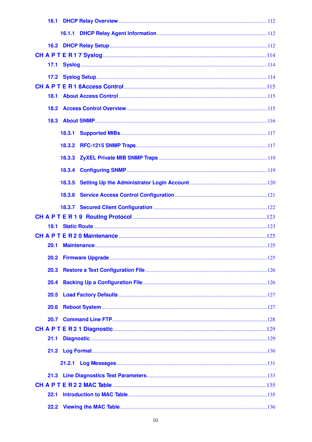 ZyXEL Communications MSAP2000 manual 114 