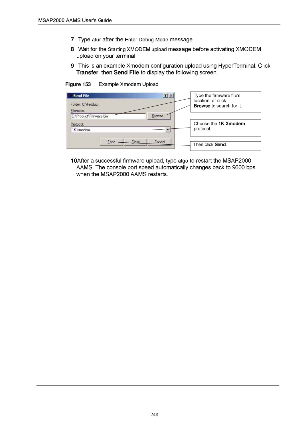 ZyXEL Communications MSAP2000 manual 248 