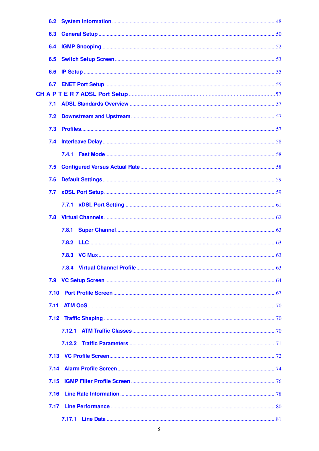 ZyXEL Communications MSAP2000 manual 12.1 