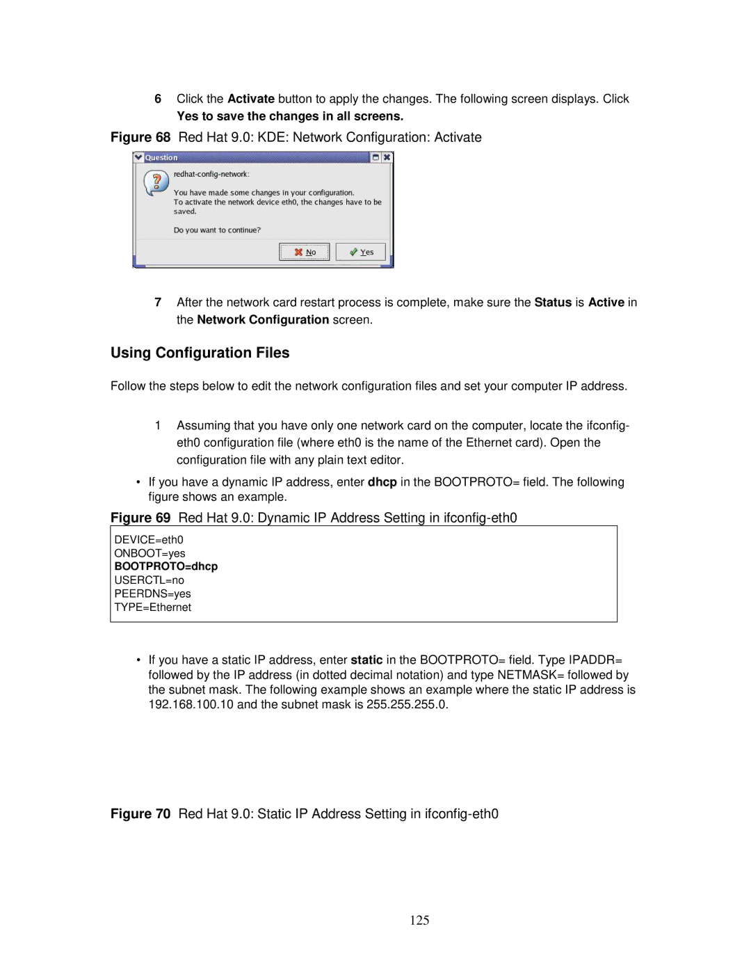 ZyXEL Communications MWR102 manual Using Configuration Files, 125 