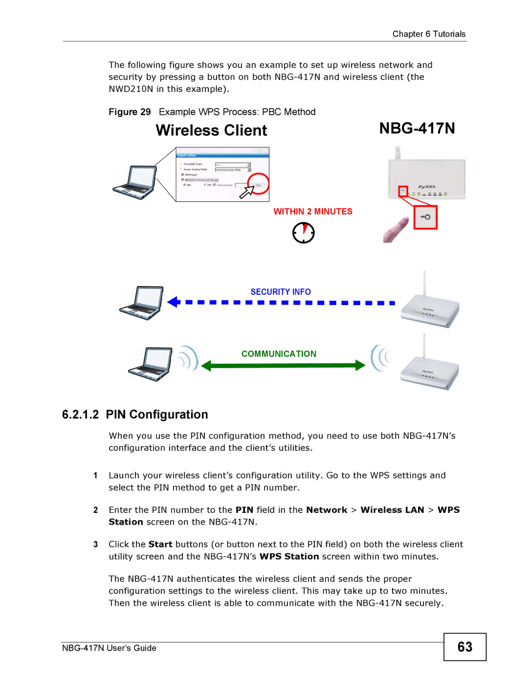 ZyXEL Communications NBG-417N manual 