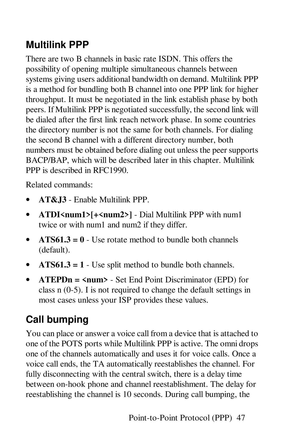 ZyXEL Communications omni series user manual Multilink PPP 