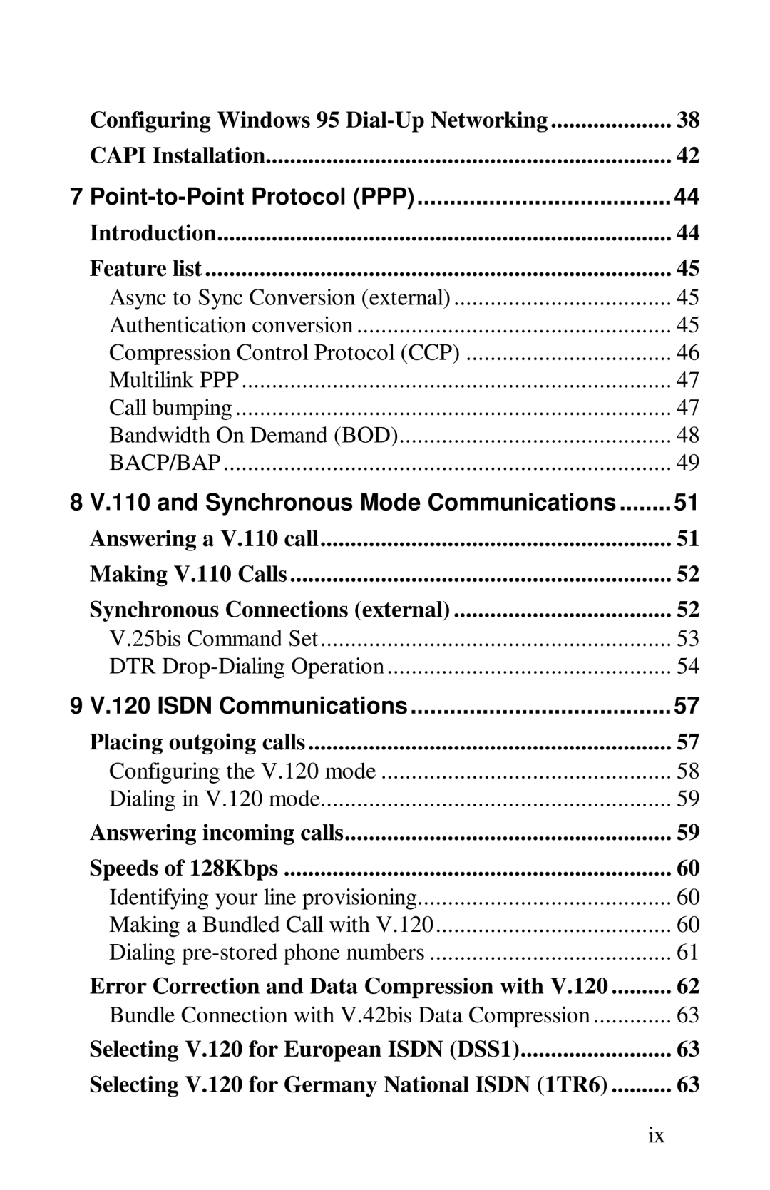 ZyXEL Communications omni series Configuring Windows 95 Dial-Up Networking Capi Installation, Introduction Feature list 