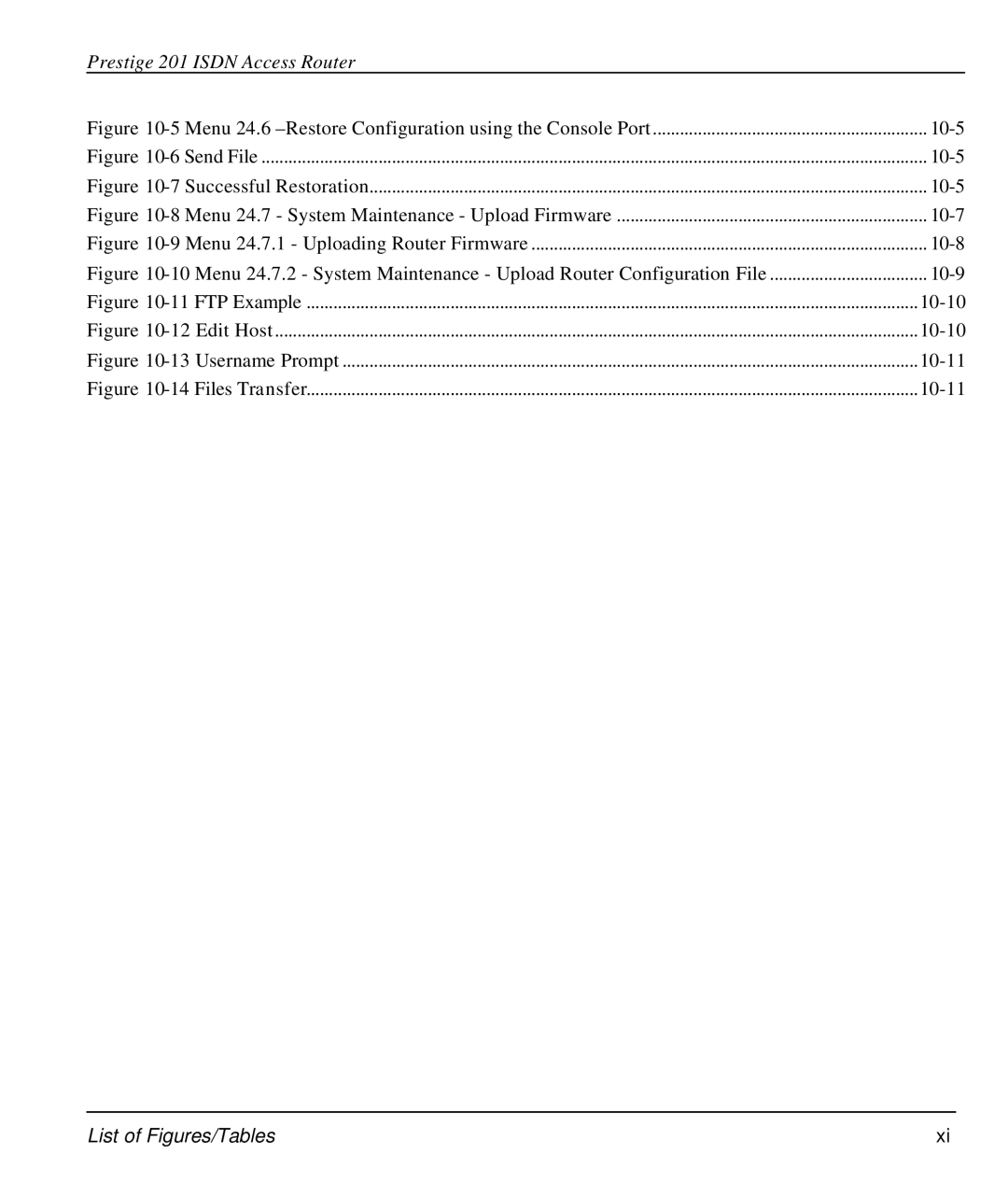 ZyXEL Communications P-202 manual Menu 24.7 System Maintenance Upload Firmware 10-7 