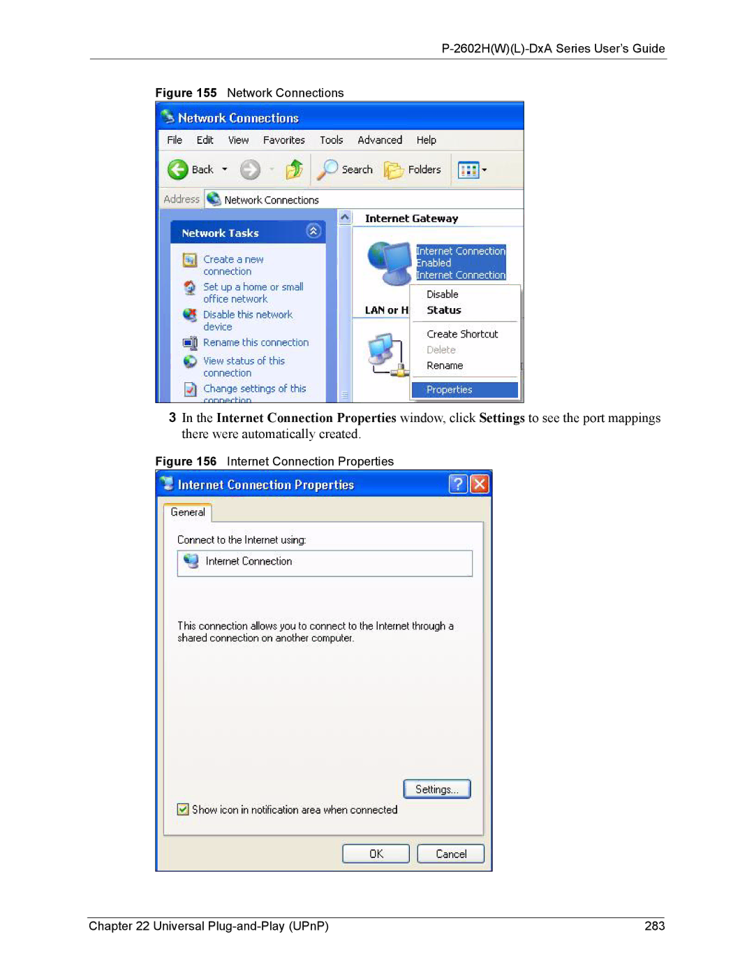 ZyXEL Communications P-2602 manual Network Connections 