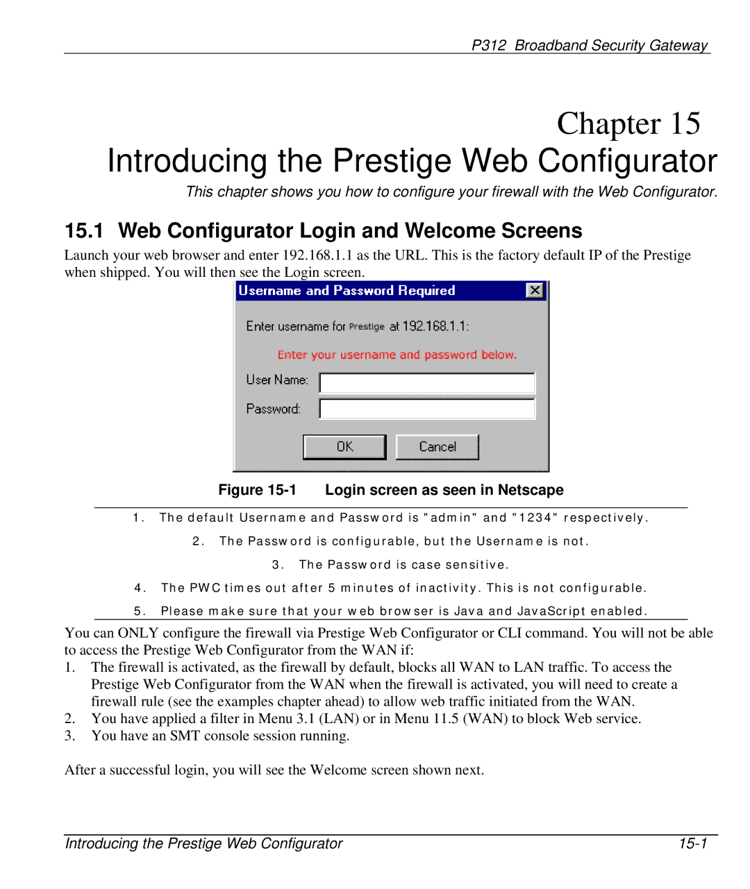 ZyXEL Communications P-312 manual Introducing the Prestige Web Configurator, Web Configurator Login and Welcome Screens 