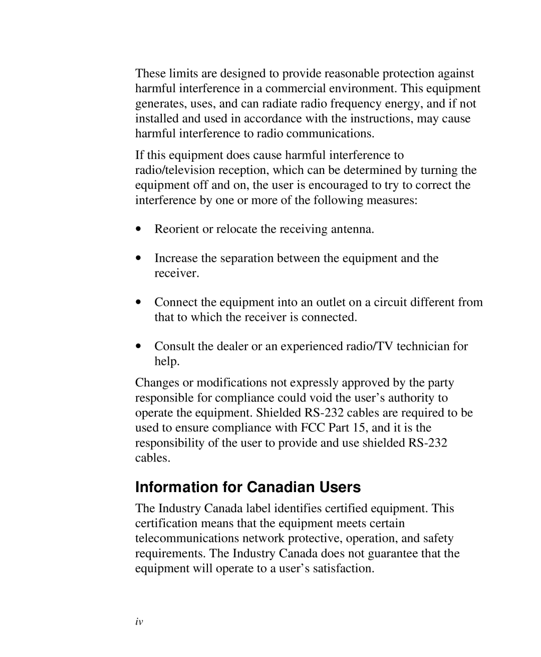 ZyXEL Communications Prestige 128 user manual Information for Canadian Users 