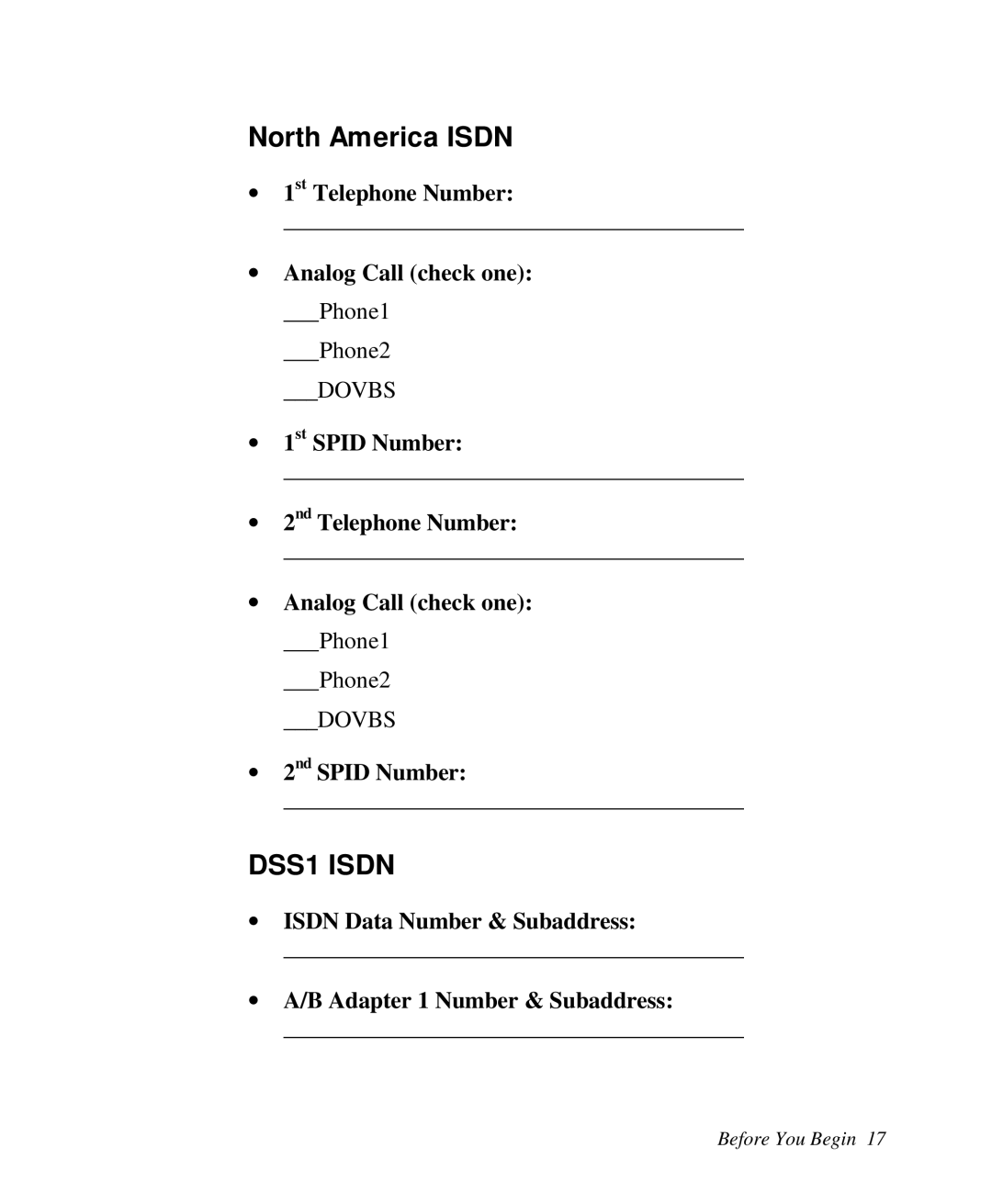 ZyXEL Communications Prestige 128 user manual North America Isdn, DSS1 Isdn 