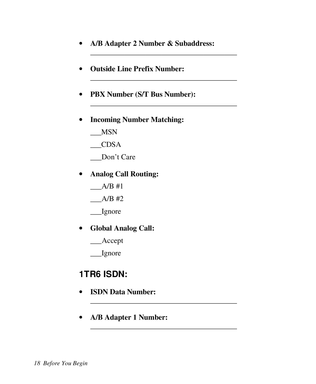 ZyXEL Communications Prestige 128 user manual 1TR6 Isdn 