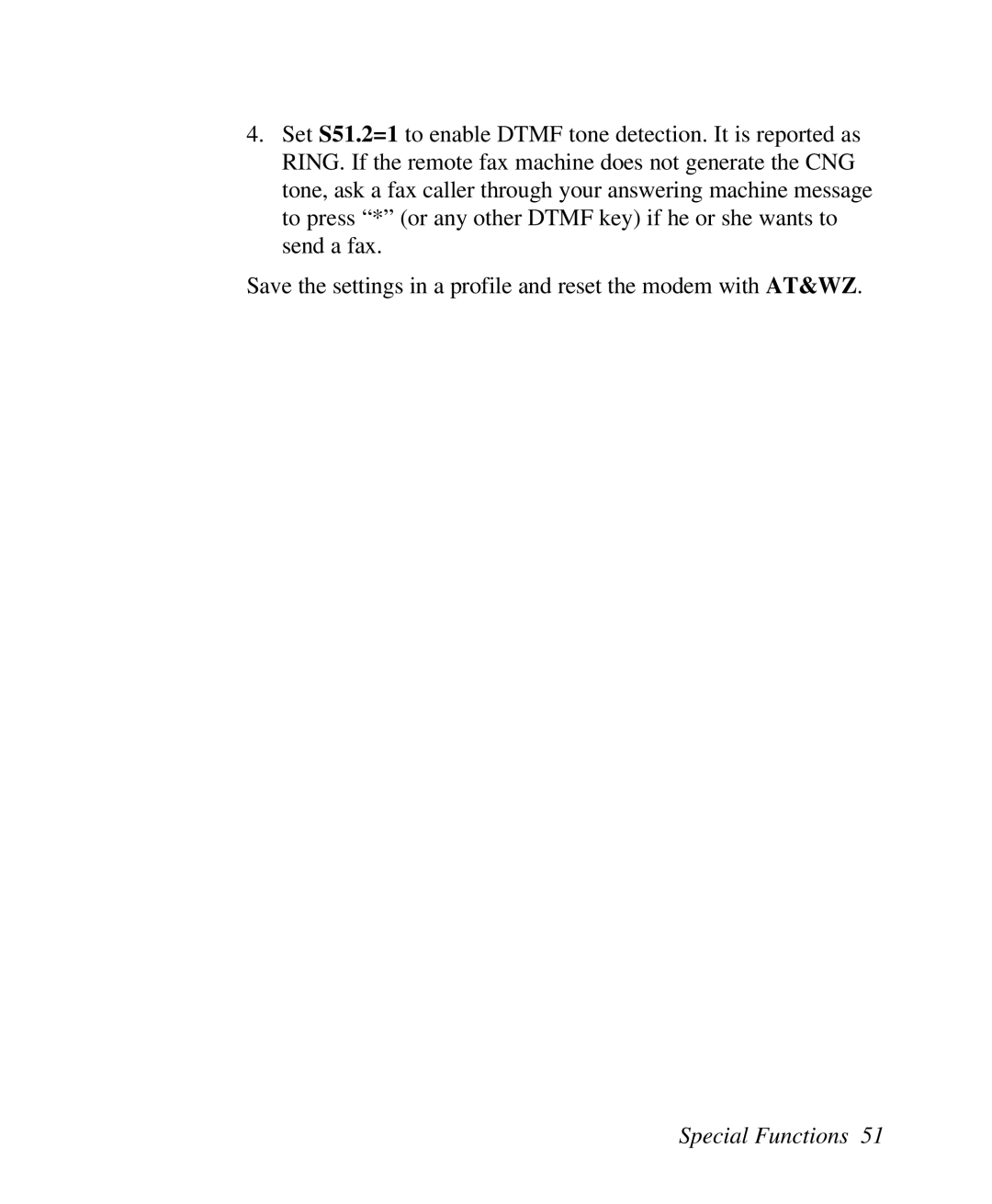 ZyXEL Communications U-336R/RE manual Special Functions 