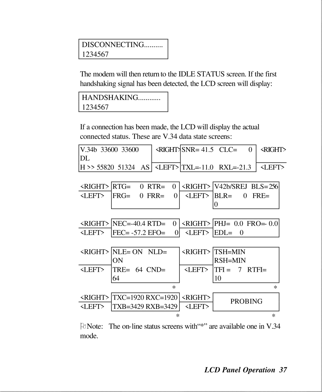 ZyXEL Communications U-336SA user manual Disconnecting 