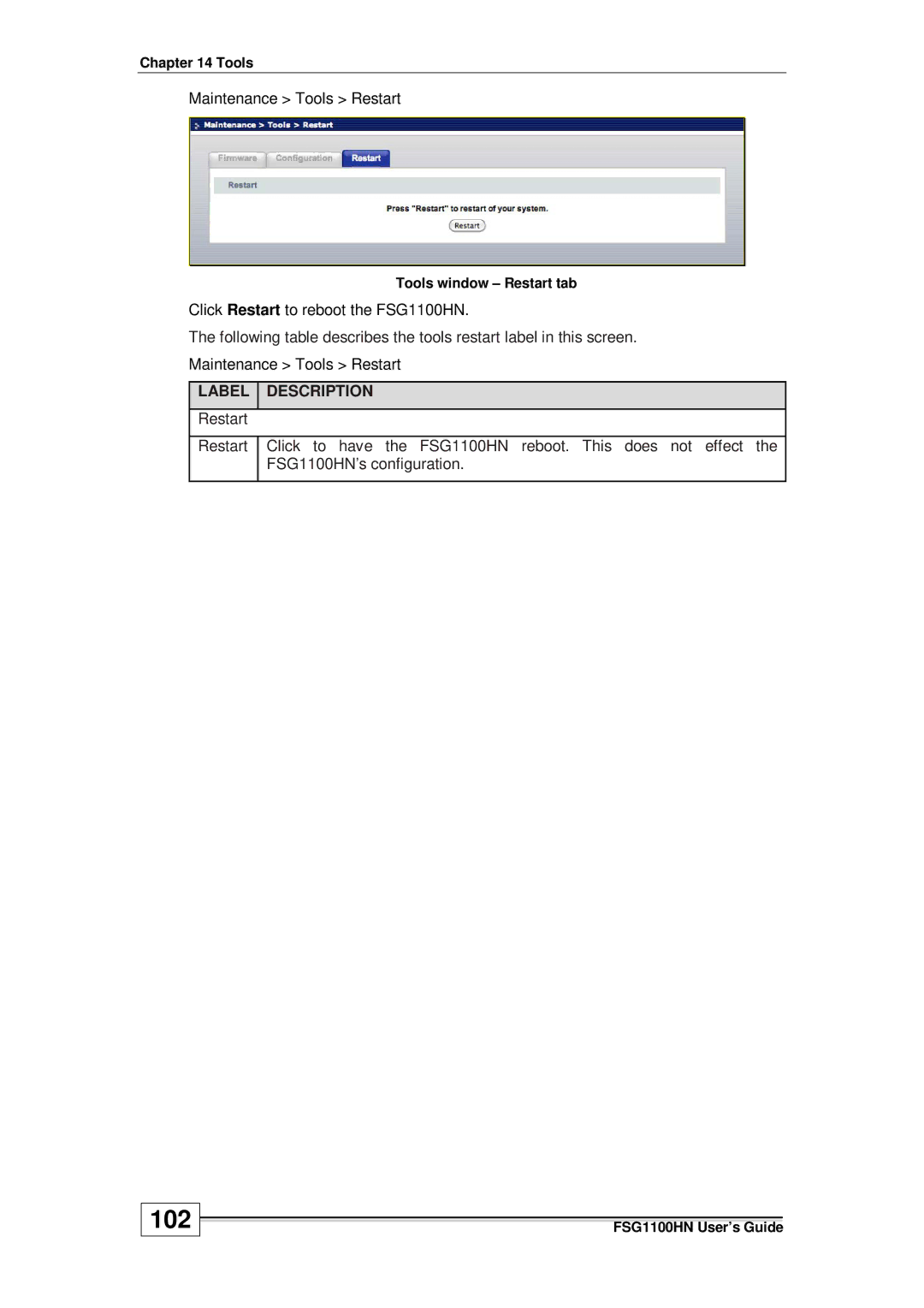 ZyXEL Communications wireless active fiber router manual 102 