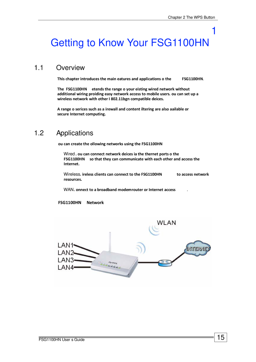 ZyXEL Communications wireless active fiber router manual Getting to Know Your FSG1100HN, Overview, Applications 